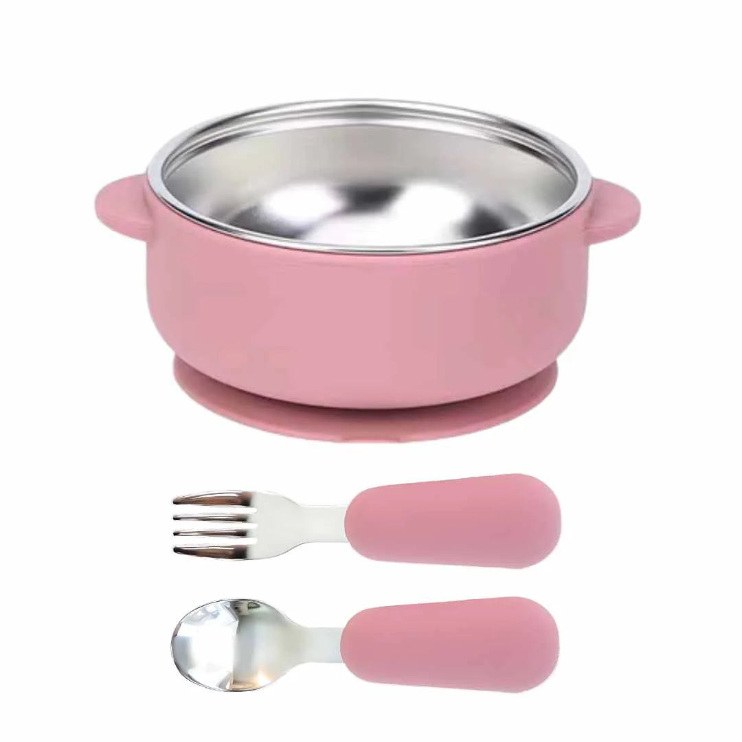 Stainless Steel Bowl & Utensils