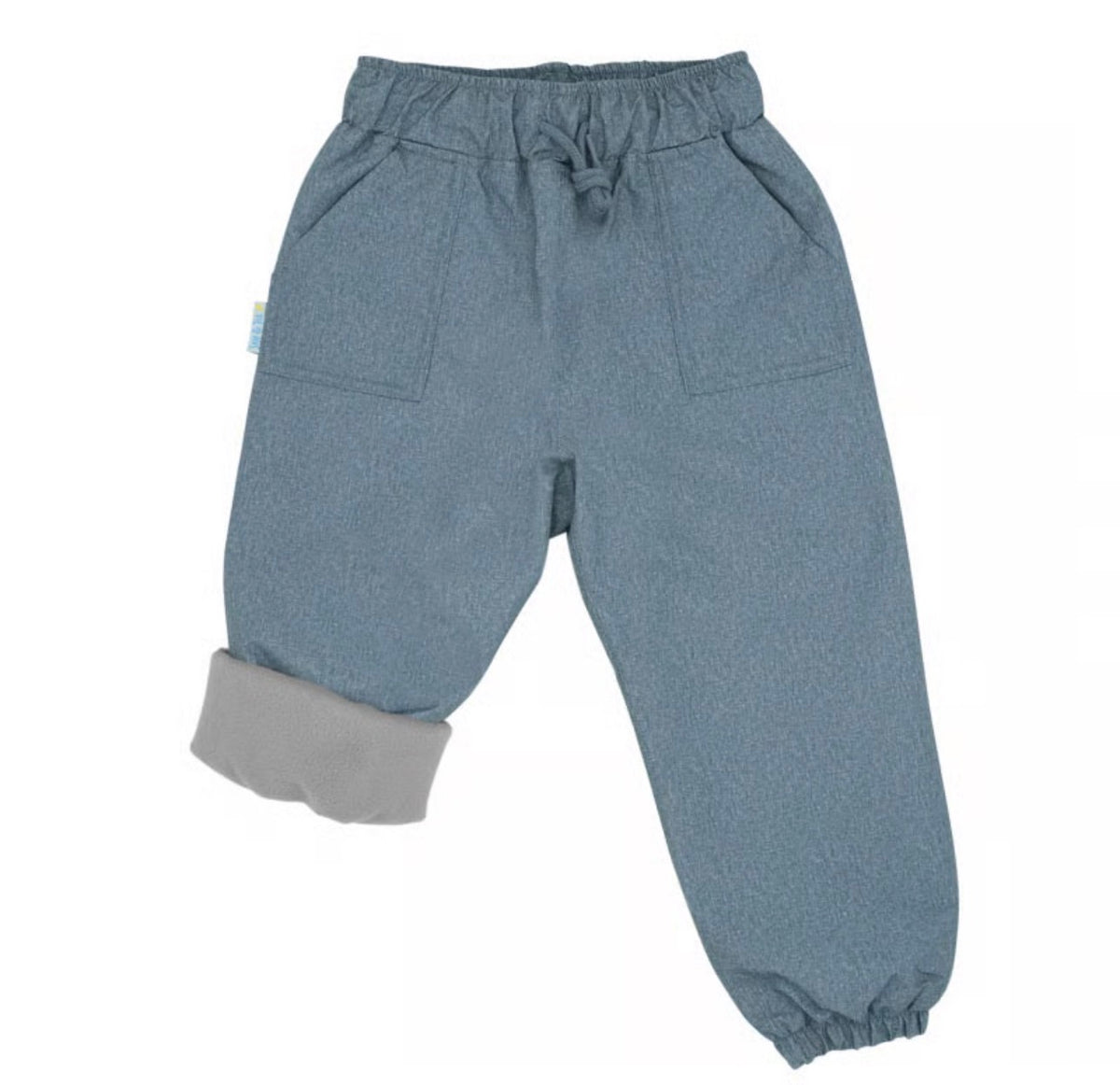 Kids Fleece Lined Rain Pants