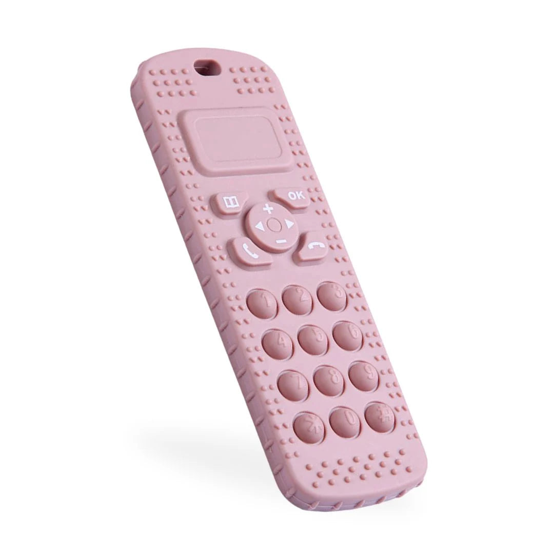 Sensory popper teether phone