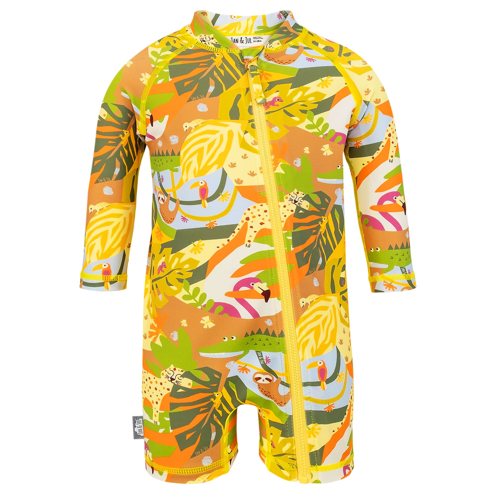 Jan & Jul One Piece UV Sun Suit | Jungle Friends