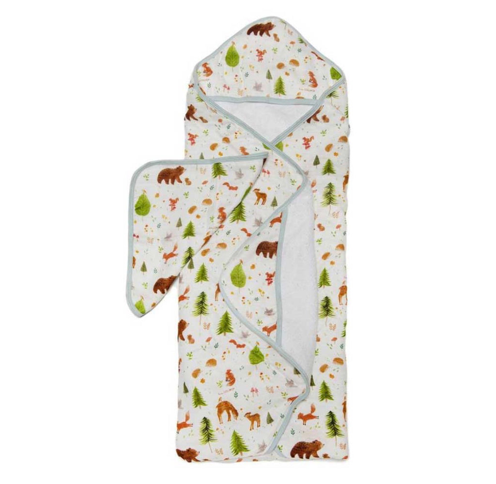 Loulou Lollipop hooded towel set