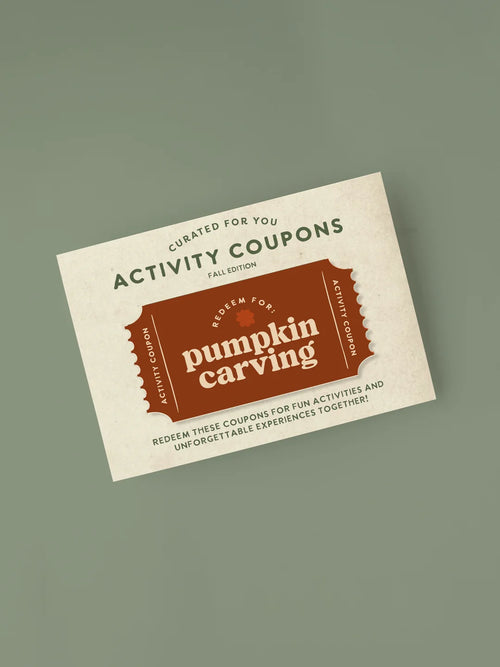 Fall Activity Coupon Pack - Boo Basket Stuffer