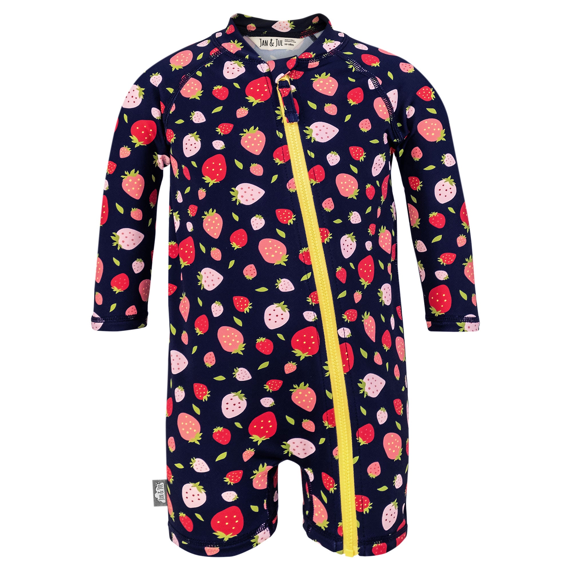 Jan & Jul One Piece UV Sun Suit | Strawberries
