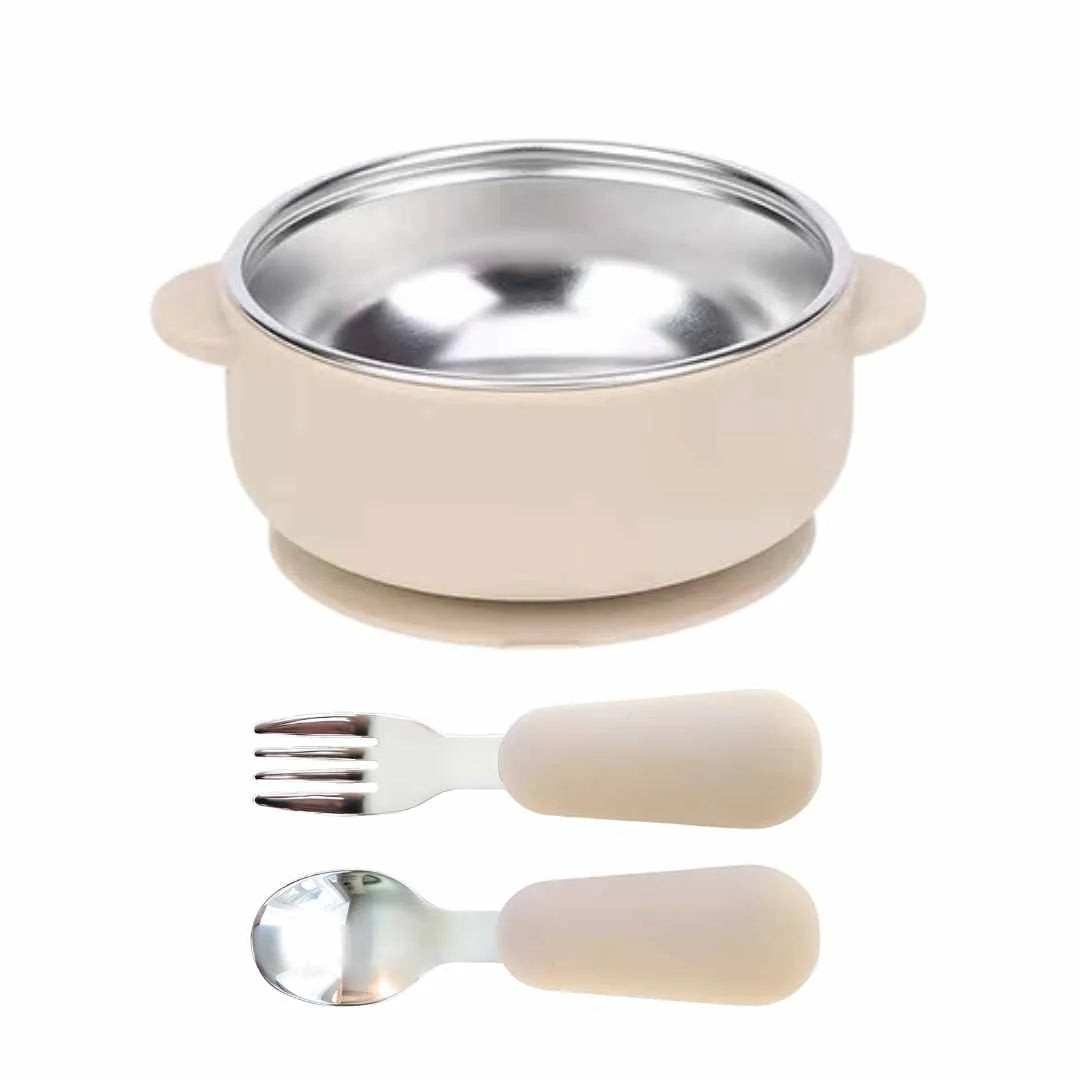 Stainless Steel Bowl & Utensils