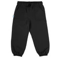 Kids Single Layer Rain Pants | Black