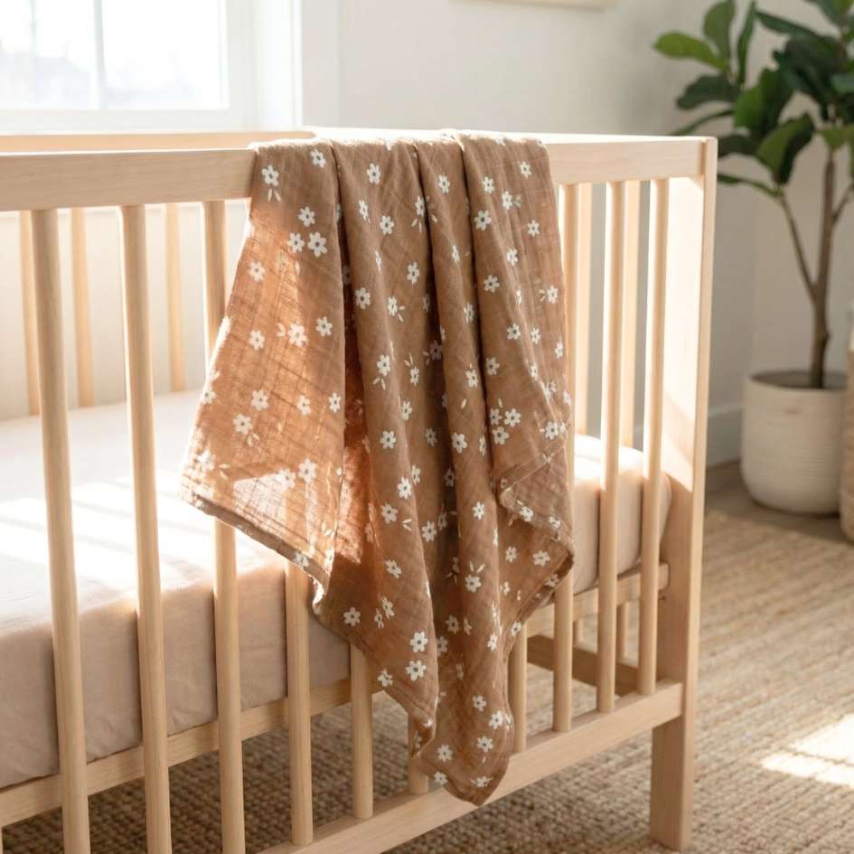 Bamboo Muslin Swaddle Blanket