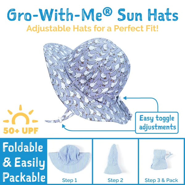 Cotton Floppy Hats | 0-6 Months