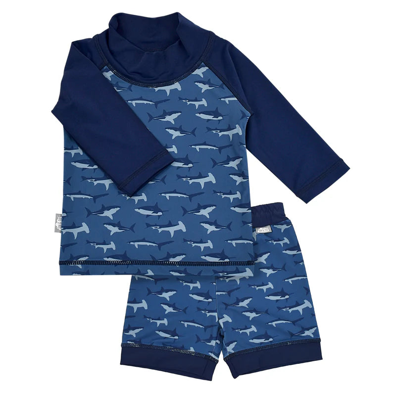 Jan & Jul UV Rashguard Set | Sharks