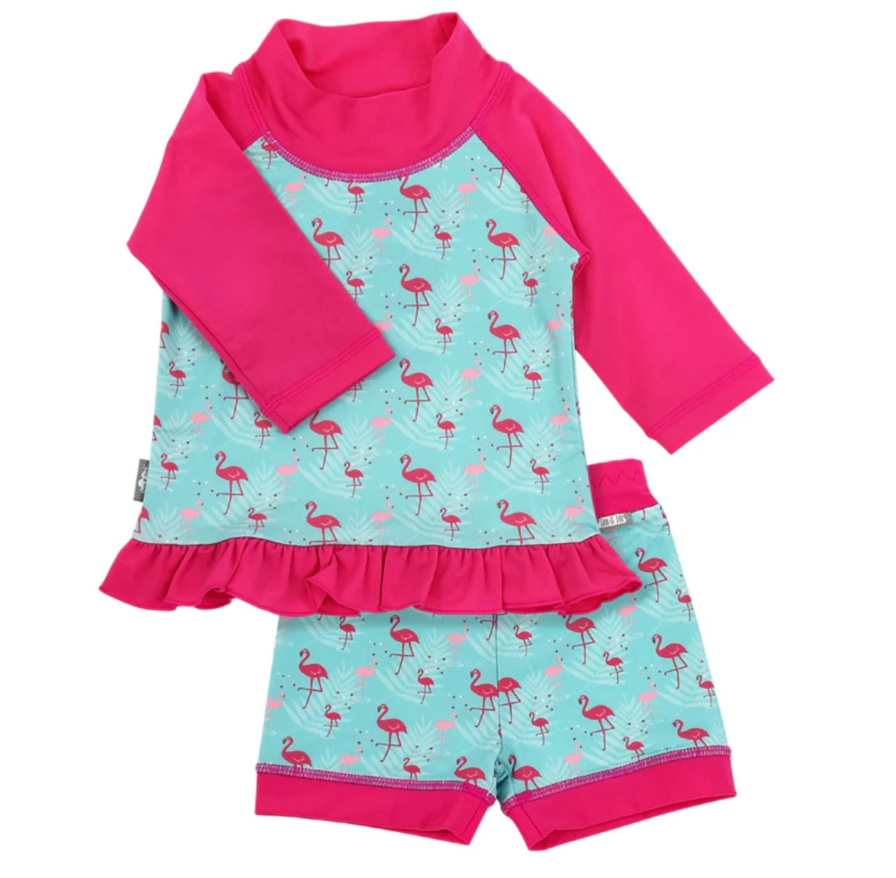 Jan & Jul Sun & splash 2-piece UV Suit | Flamingo