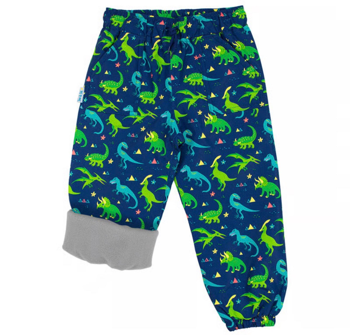 Kids Fleece Lined Rain Pants