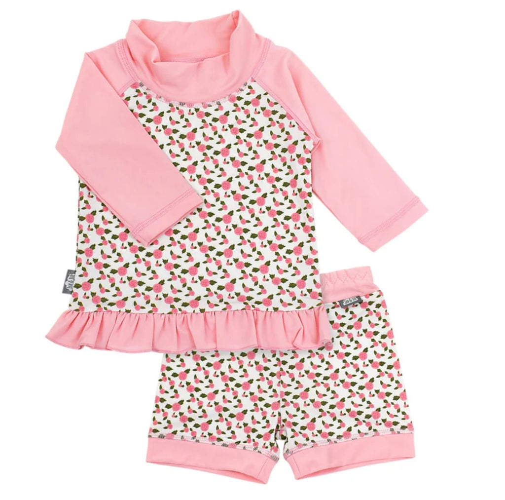 Jan & Jul Sun & splash 2-piece UV Suit | Rose