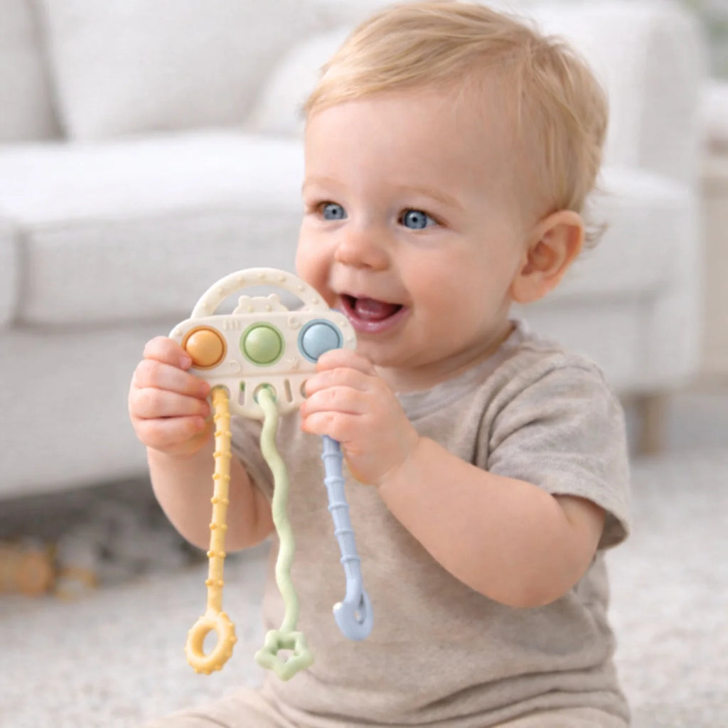 Pull string sensory toy
