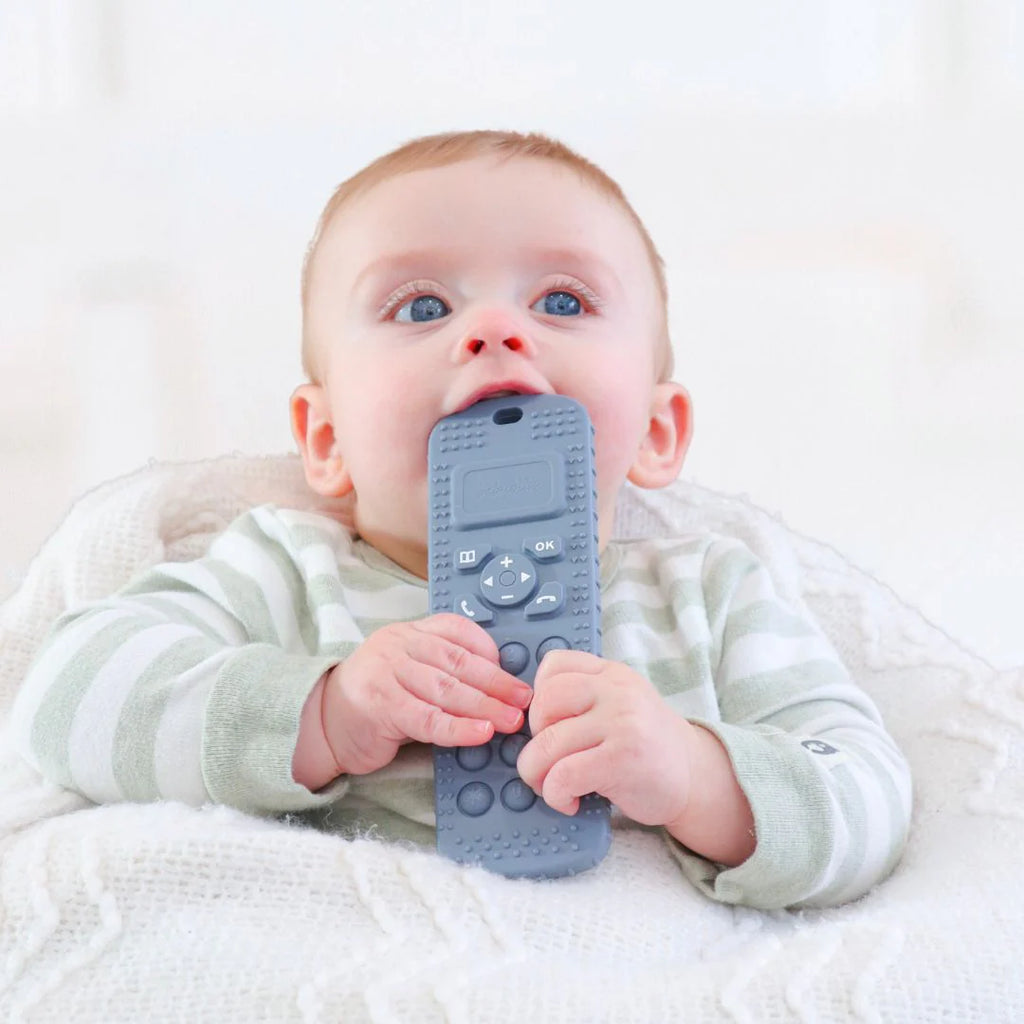 Sensory popper teether phone