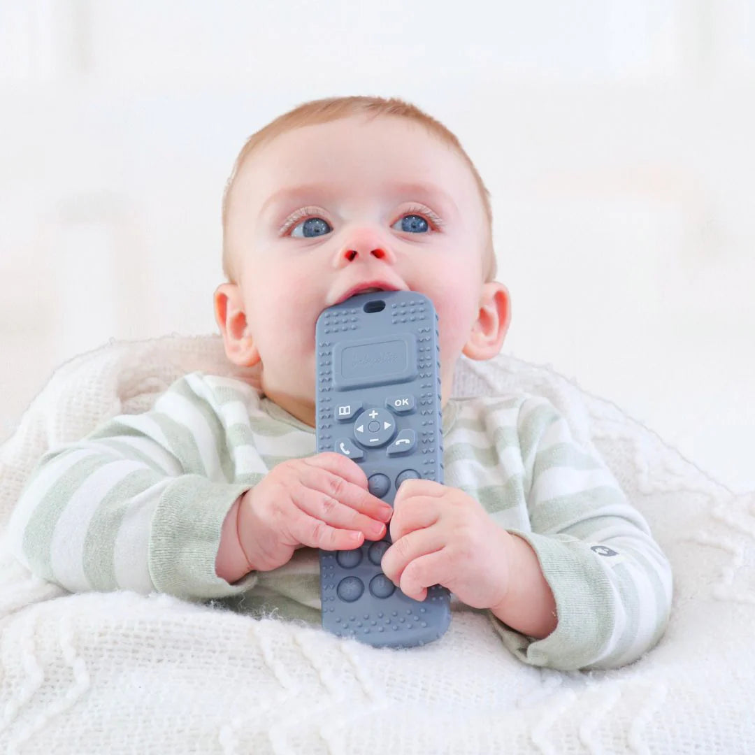 Sensory popper teether phone