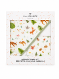 Loulou Lollipop hooded towel set