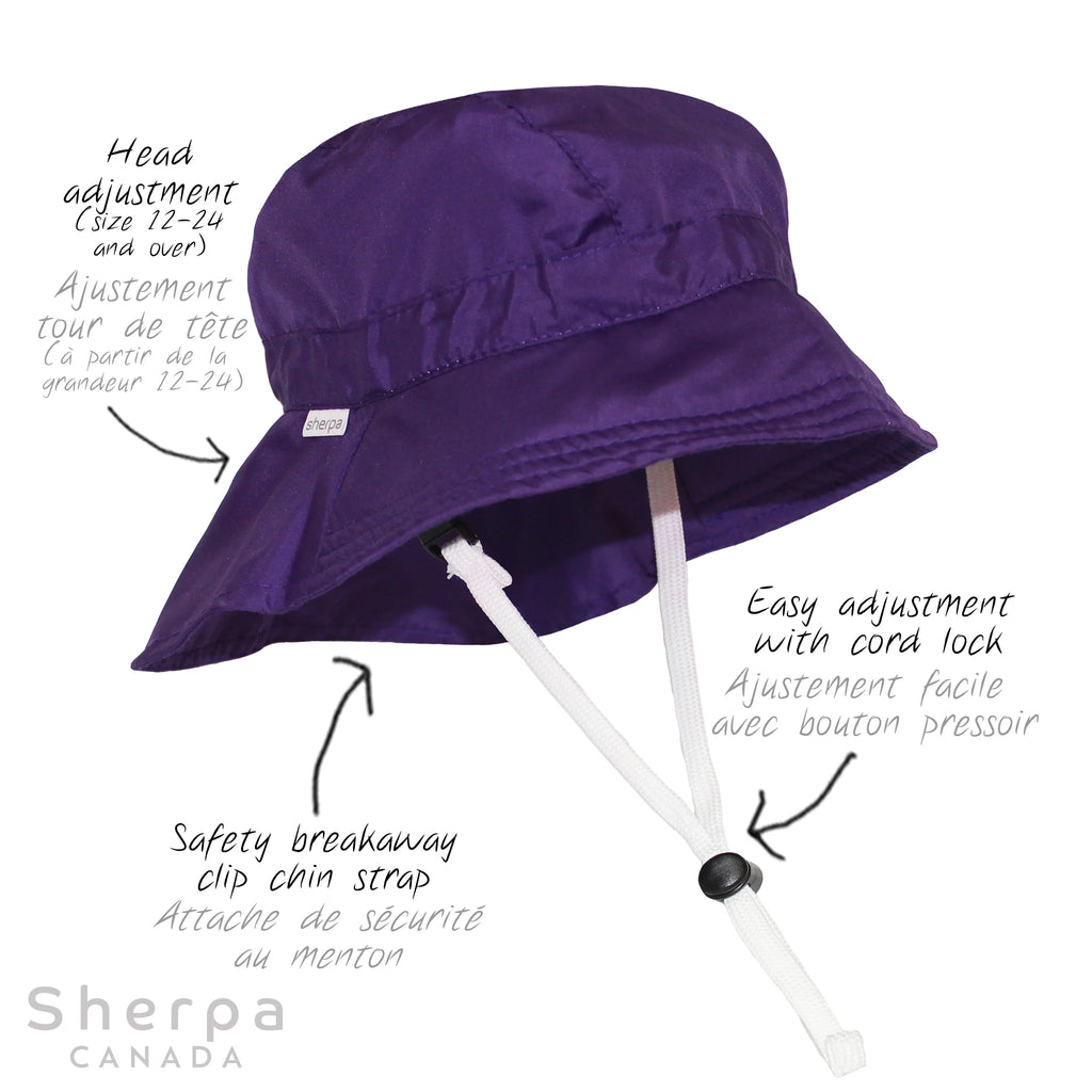 Sherpa Canada Nylon Sport Hat - Purple