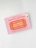 Fall Activity Coupons for Kids - Boo Basket Stuffer