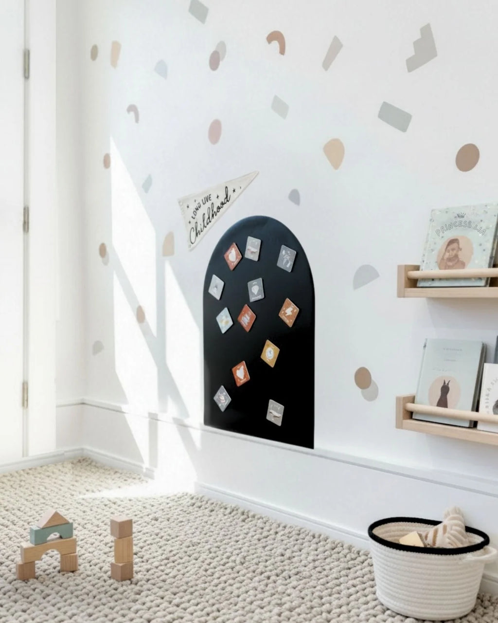 MINI Magic Playwall - Arch Magnetic Art Wall Decal for Small Spaces
