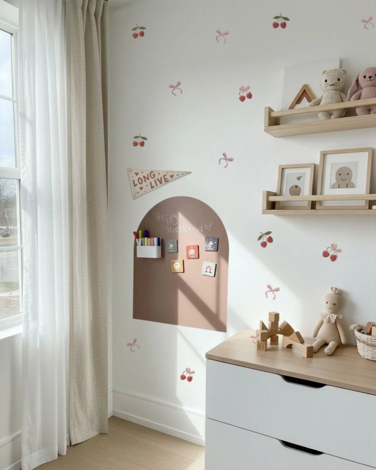 MINI Magic Playwall - Arch Magnetic Art Wall Decal for Small Spaces